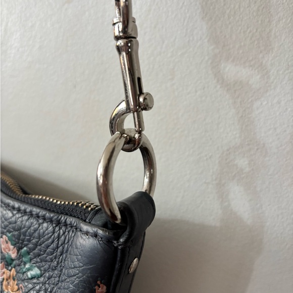 Coach Mini Abby Duffel Bag In Pebble Leather With Rose Bouquet Print SEE- - Picture 4 of 12